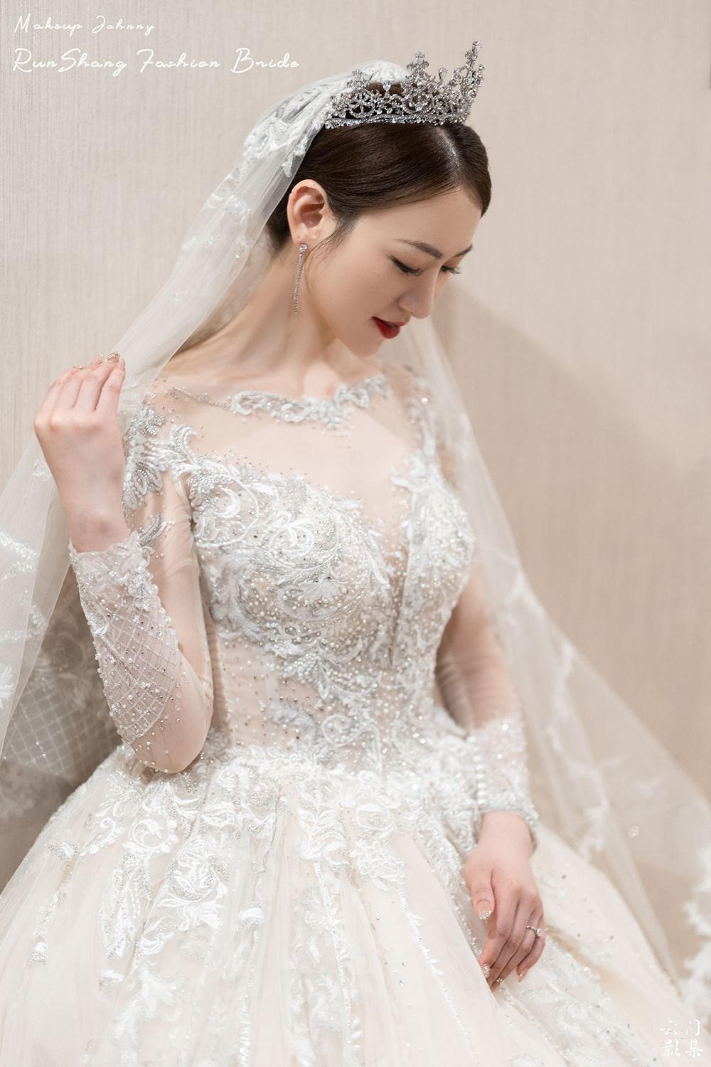 润尚美妆造型,新娘跟妆,时尚新娘造型,婚礼造型