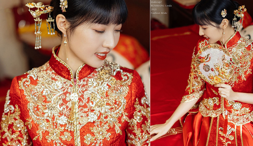 润尚美妆造型,新娘跟妆,时尚新娘造型,婚礼造型