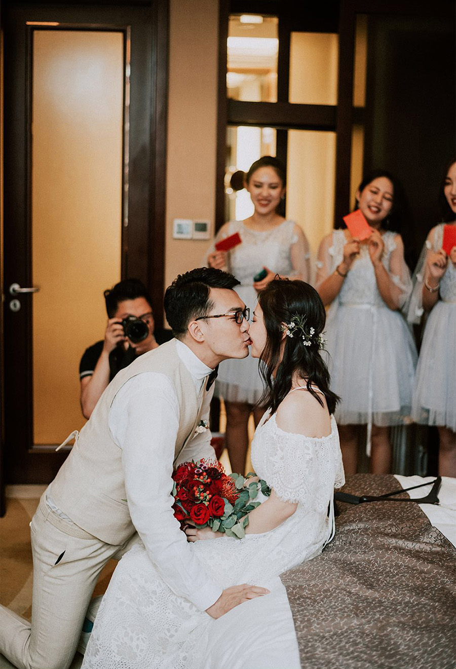 润尚美妆造型,新娘跟妆,时尚新娘造型,婚礼造型,试妆照