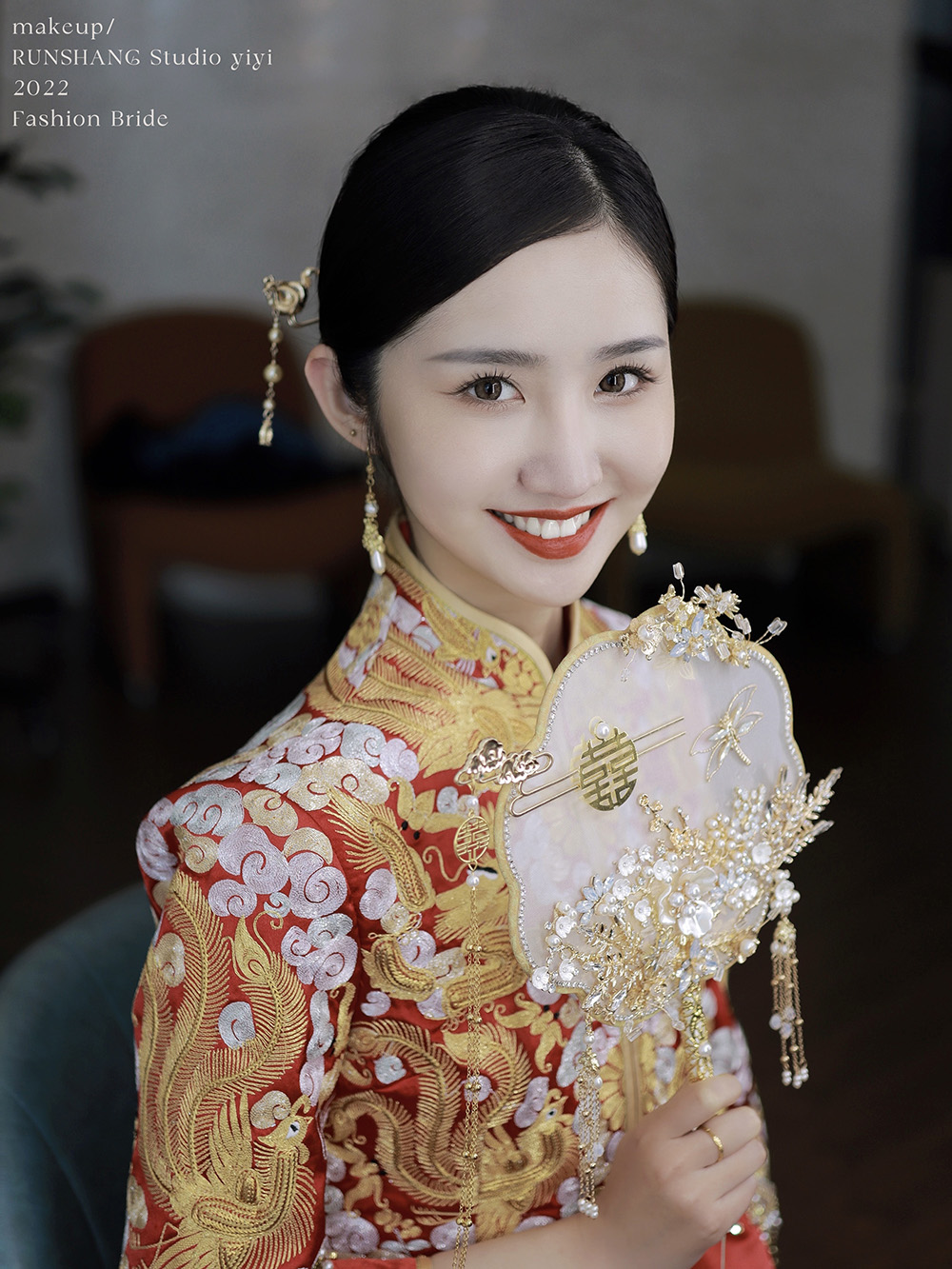 润尚美妆造型,新娘跟妆,时尚新娘造型,婚礼造型