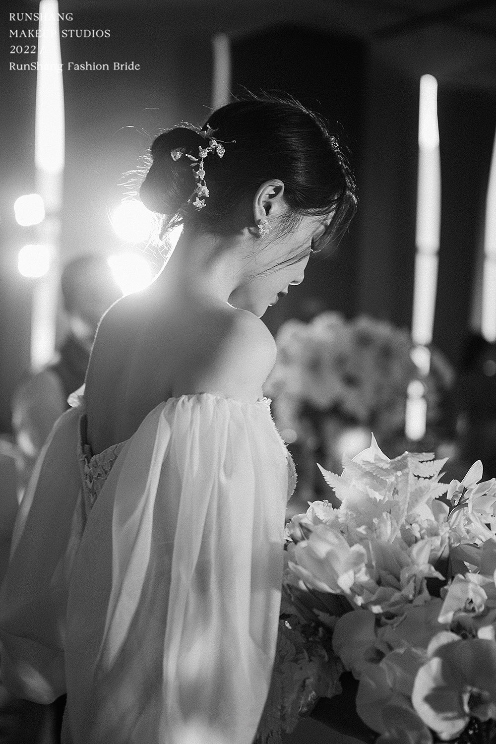 润尚美妆造型,新娘跟妆,时尚新娘造型,婚礼造型