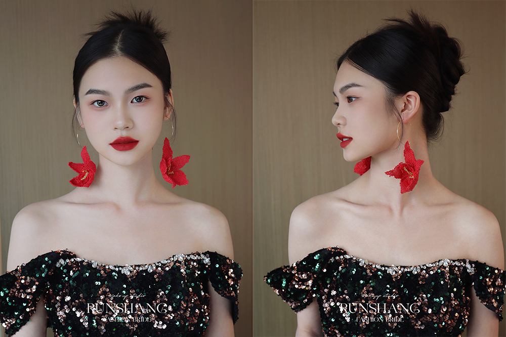 润尚美妆造型,新娘跟妆,时尚新娘造型,婚礼造型