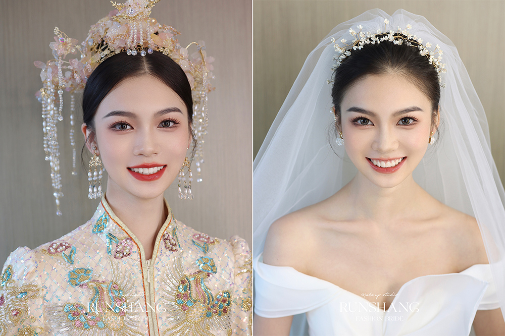 润尚美妆造型,新娘跟妆,时尚新娘造型,婚礼造型