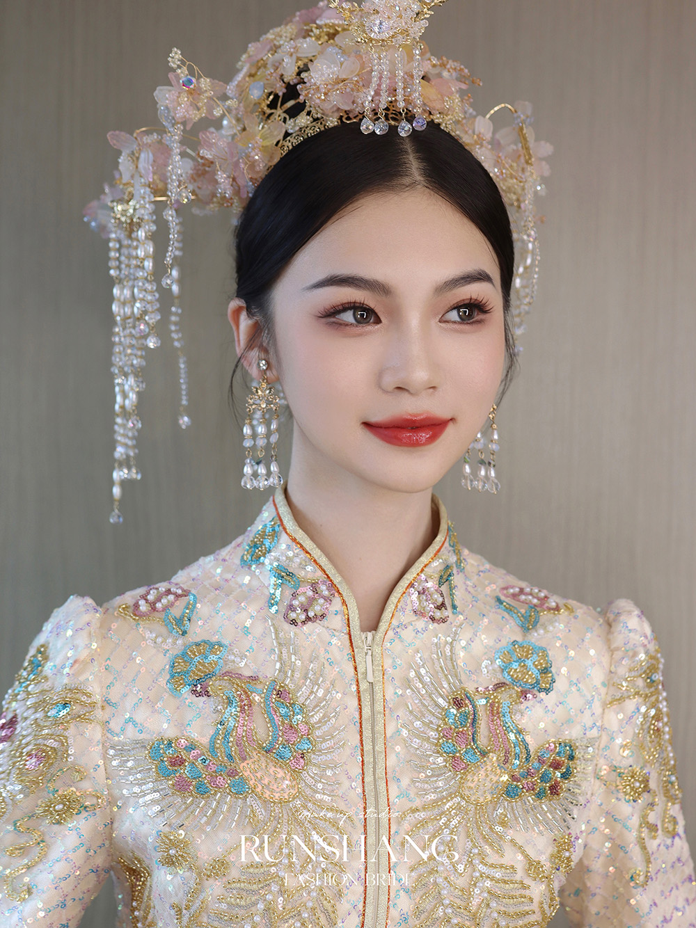 润尚美妆造型,新娘跟妆,时尚新娘造型,婚礼造型