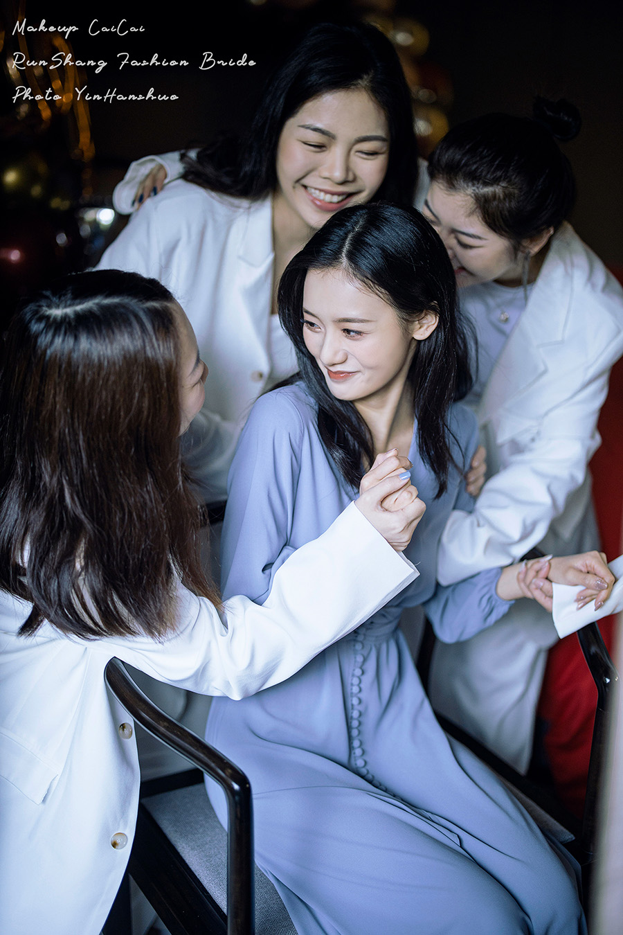 润尚美妆造型,新娘跟妆,时尚新娘造型,婚礼造型