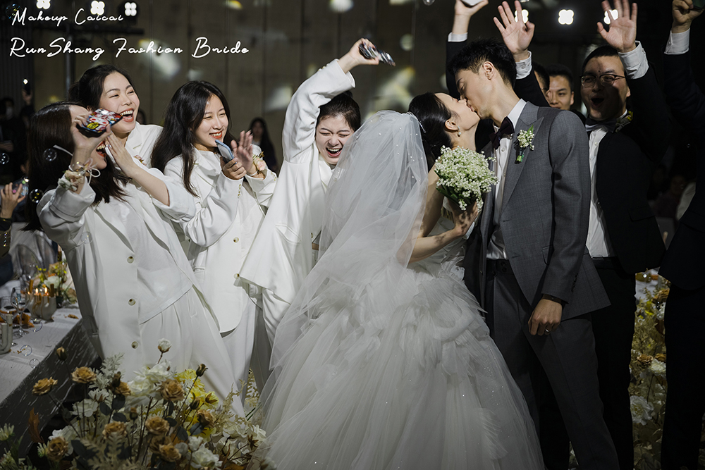 润尚美妆造型,新娘跟妆,时尚新娘造型,婚礼造型