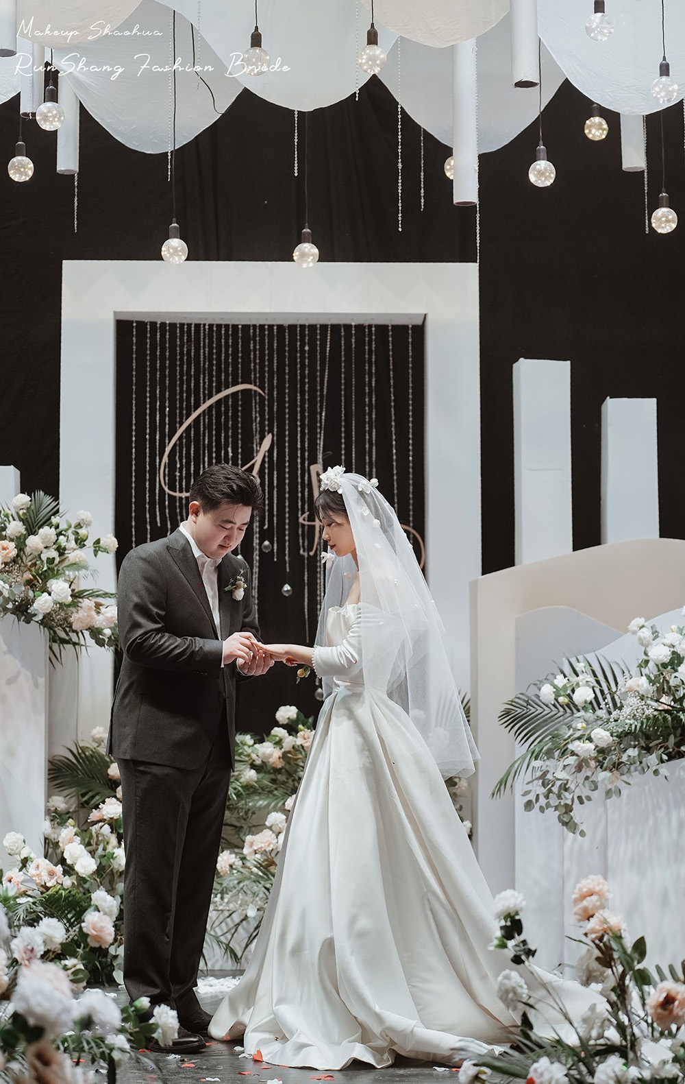 润尚美妆造型,新娘跟妆,时尚新娘造型,婚礼造型