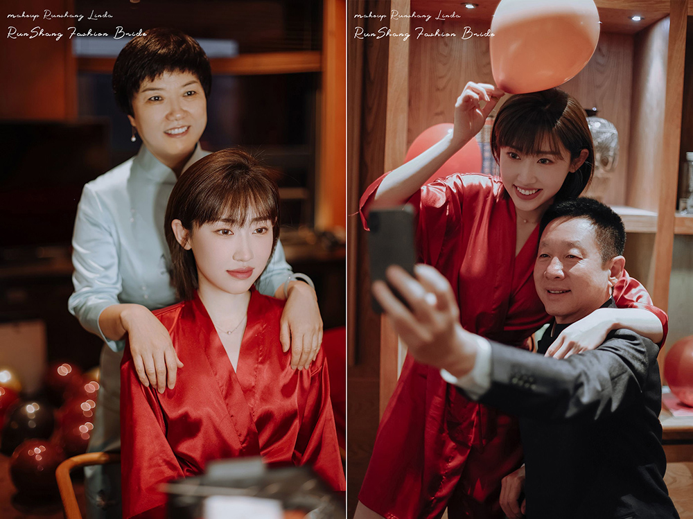 润尚美妆造型,新娘跟妆,时尚新娘造型,婚礼造型