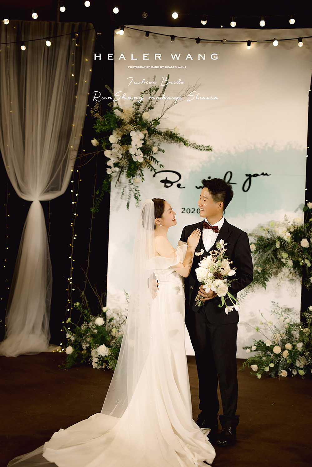 润尚美妆造型,新娘跟妆,时尚新娘造型,婚礼造型