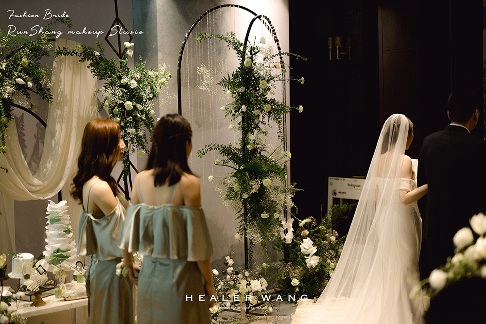 润尚美妆造型,新娘跟妆,时尚新娘造型,婚礼造型