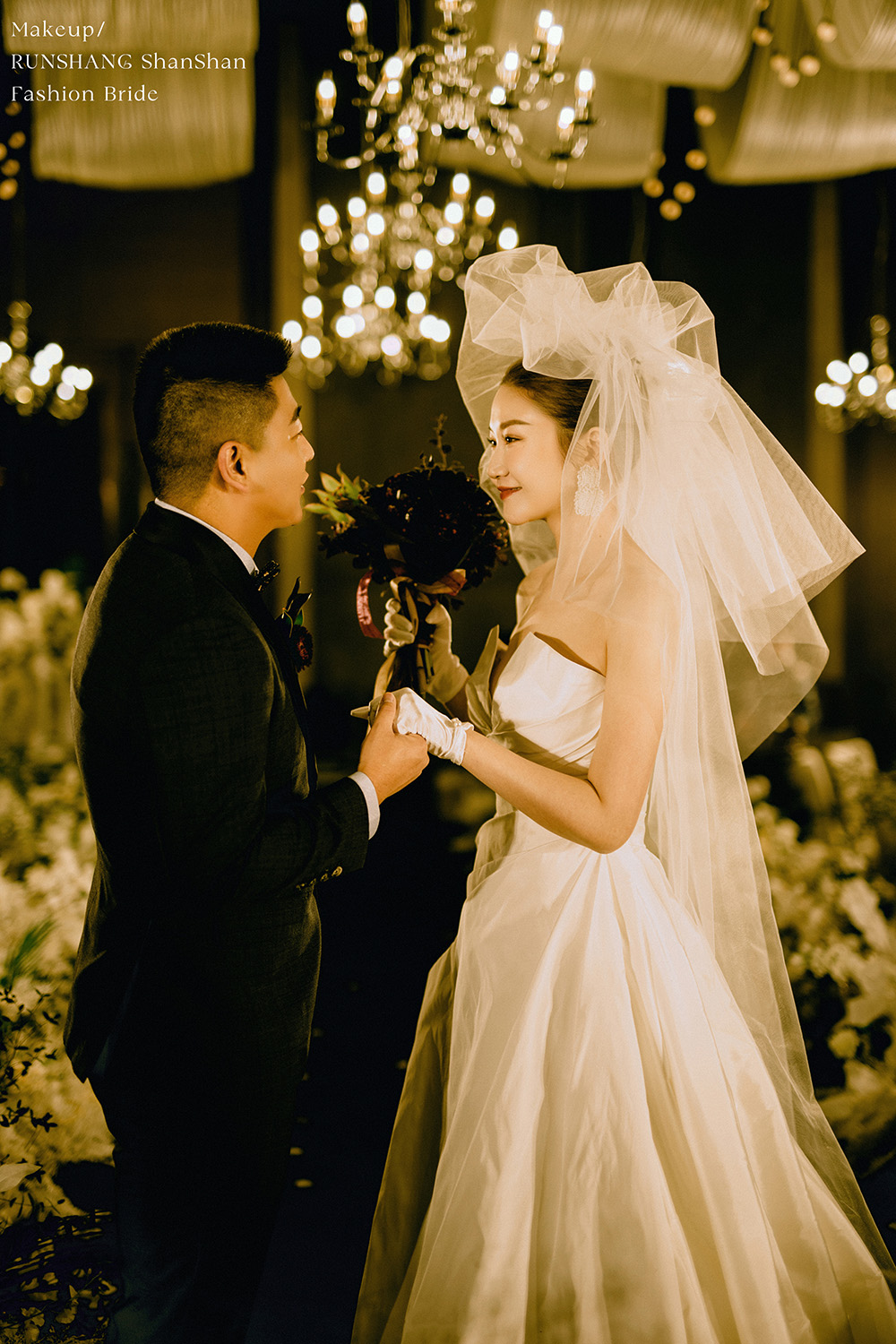 润尚美妆造型,新娘跟妆,时尚新娘造型,婚礼造型