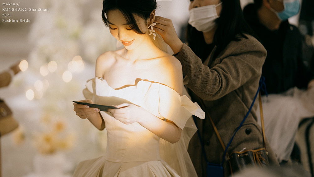 润尚美妆造型,新娘跟妆,时尚新娘造型,婚礼造型