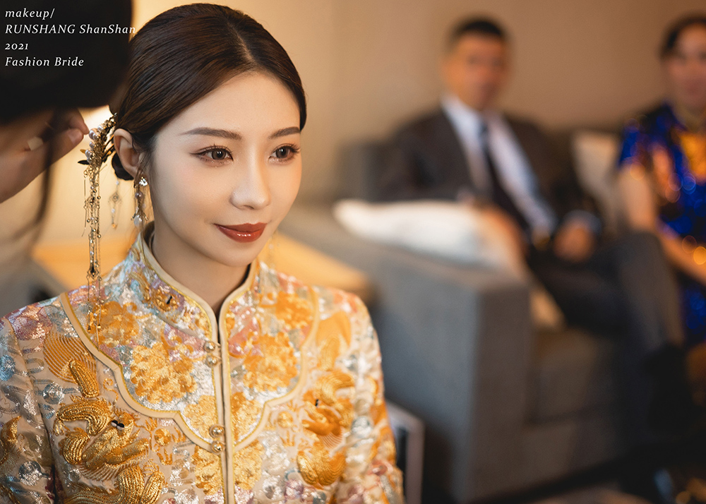 润尚美妆造型,新娘跟妆,时尚新娘造型,婚礼造型