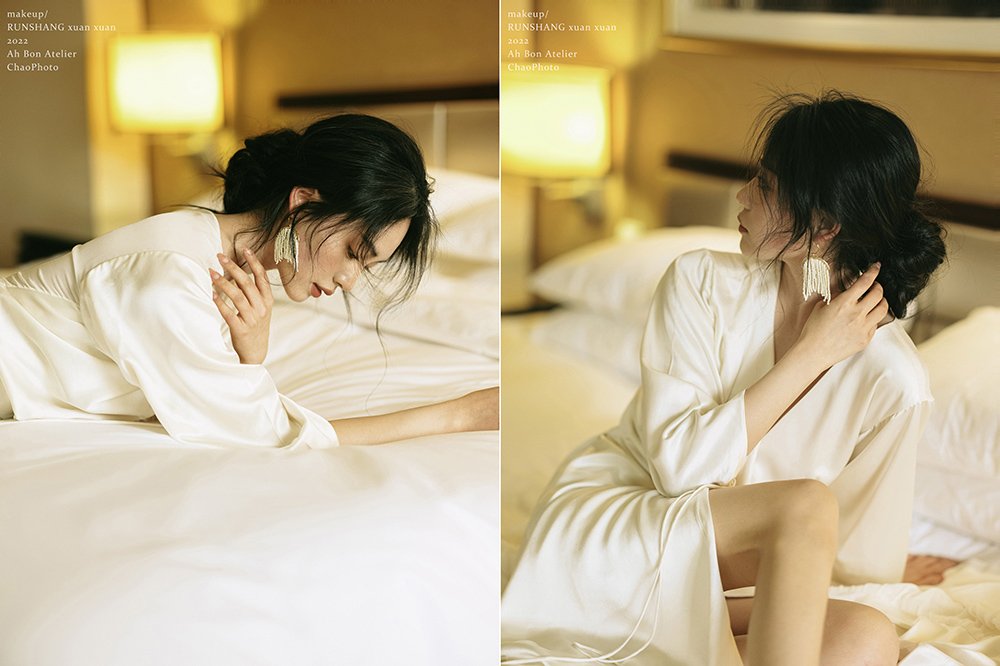 润尚美妆造型,新娘跟妆,时尚新娘造型,婚礼造型,试妆照