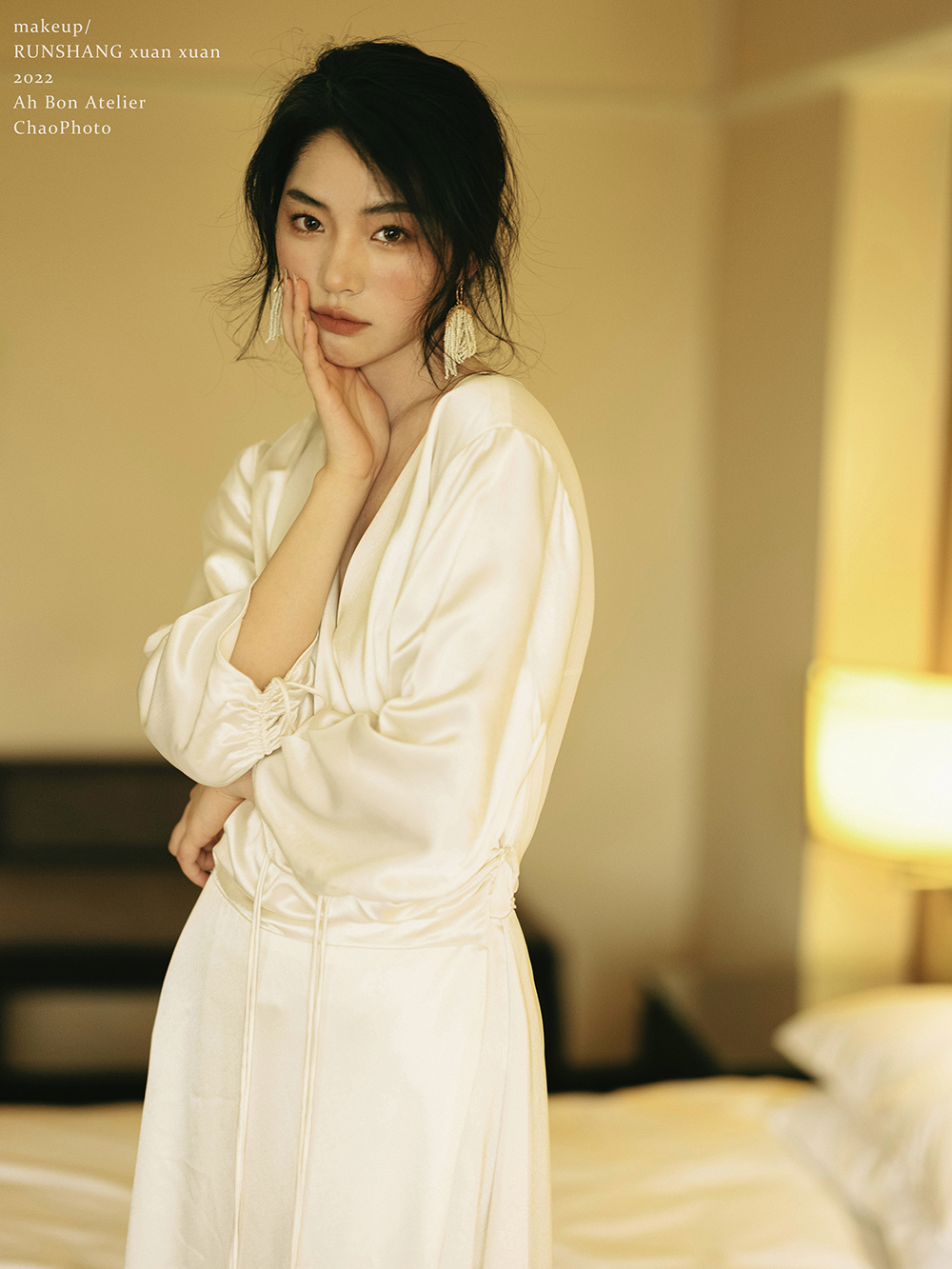 润尚美妆造型,新娘跟妆,时尚新娘造型,婚礼造型,试妆照