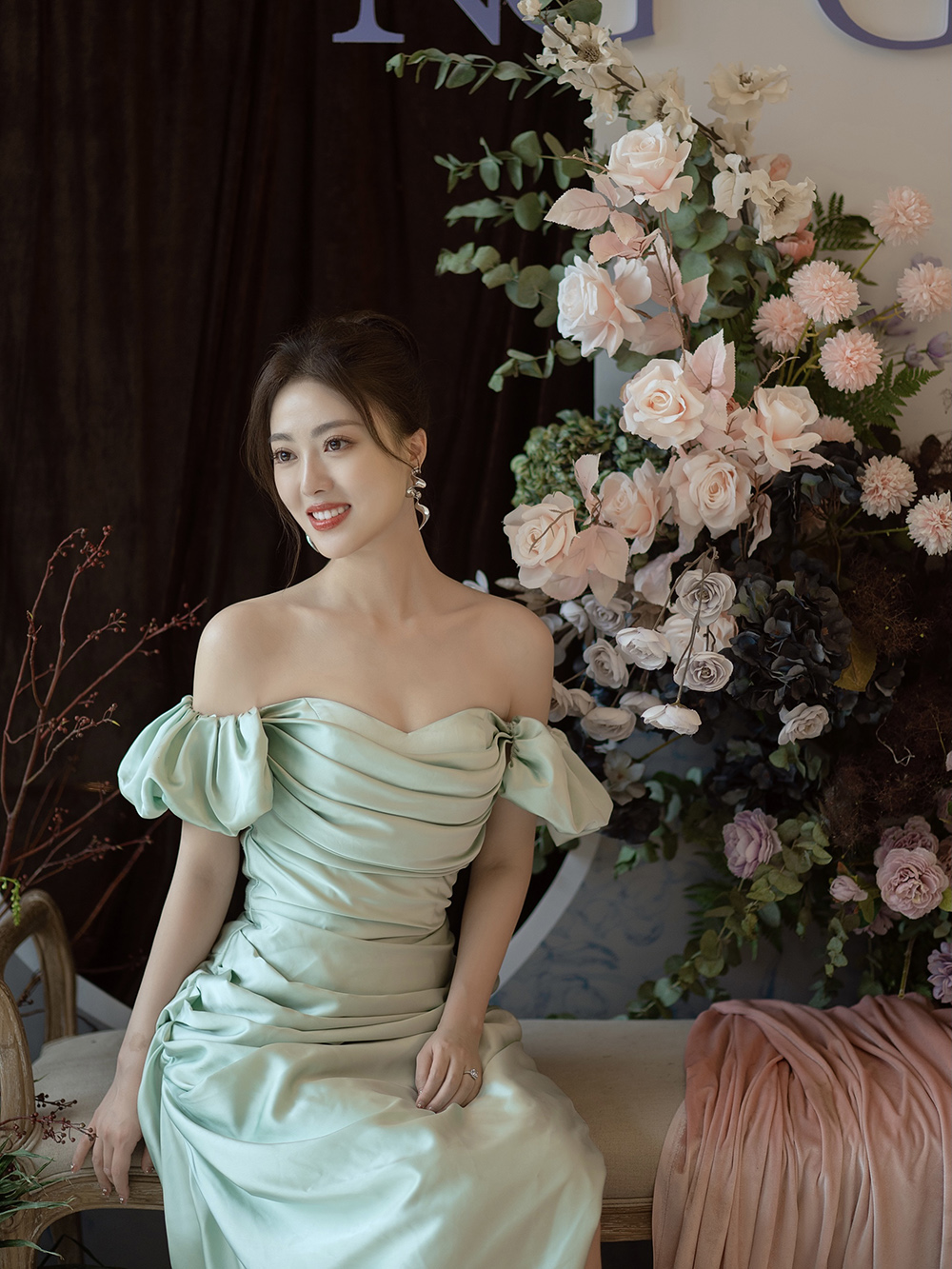 润尚美妆造型,新娘跟妆,时尚新娘造型,婚礼造型,试妆照