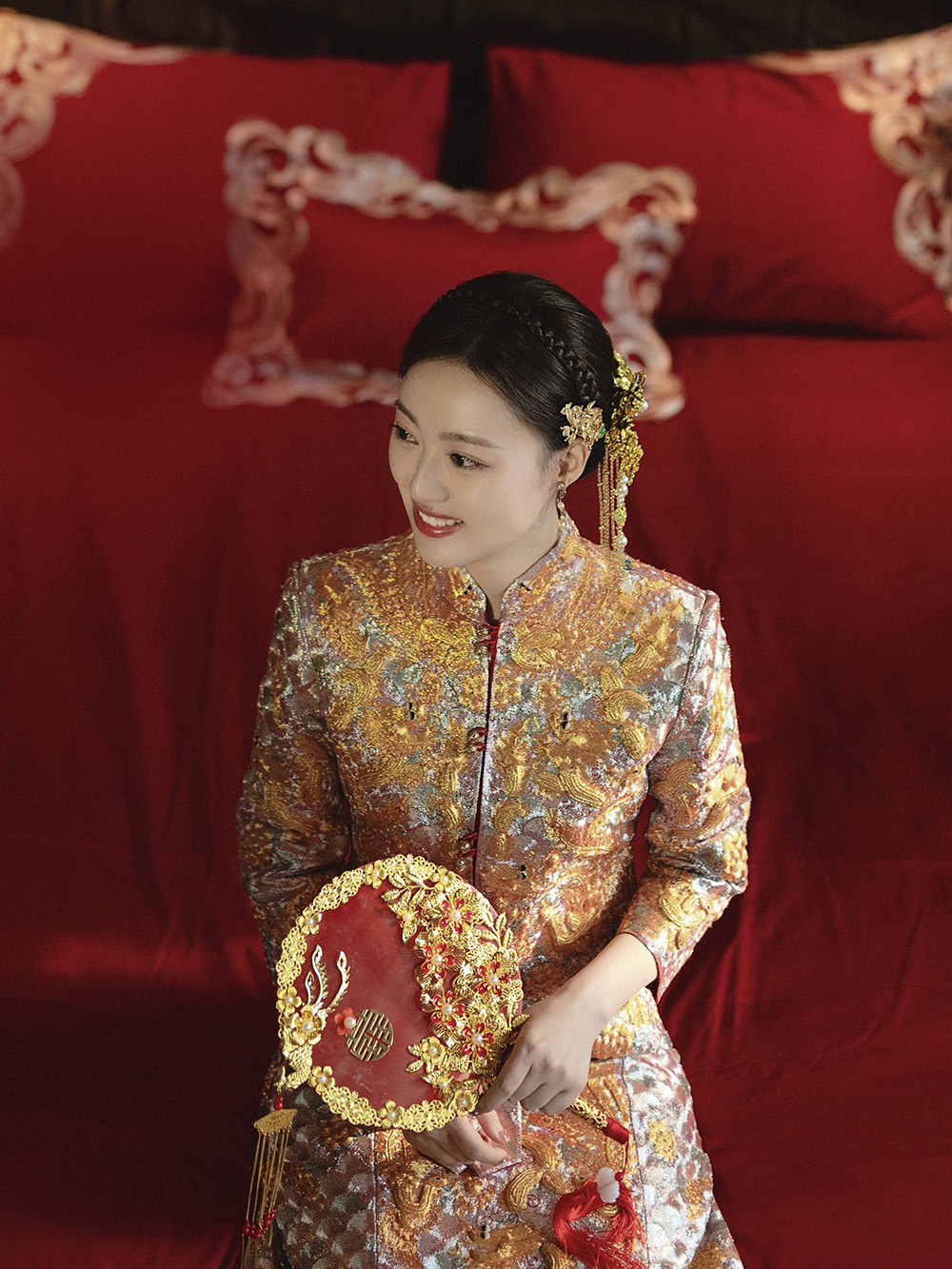 润尚美妆造型,新娘跟妆,时尚新娘造型,婚礼造型,试妆照