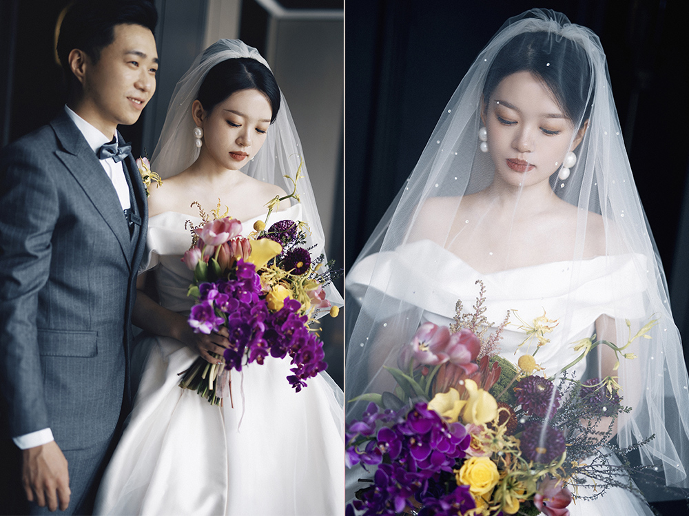 润尚美妆造型,新娘跟妆,时尚新娘造型,婚礼造型,试妆照