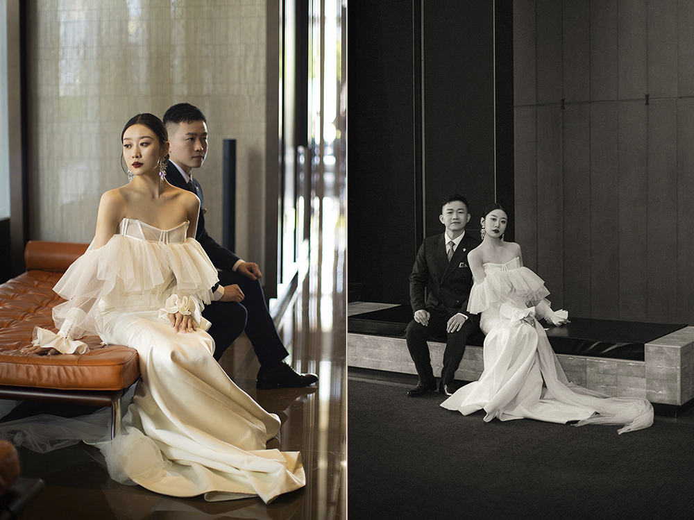 润尚美妆造型,新娘跟妆,时尚新娘造型,婚礼造型,试妆照