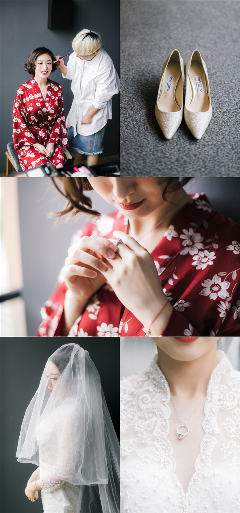 润尚美妆造型,新娘跟妆,时尚新娘造型,婚礼造型,试妆照