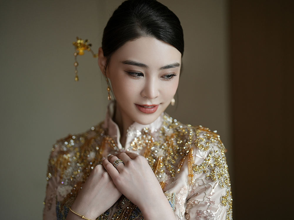 润尚美妆造型,新娘跟妆,时尚新娘造型,婚礼造型