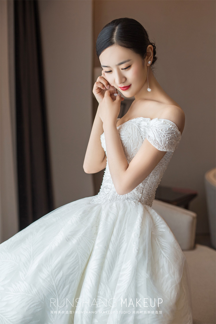 润尚美妆造型,新娘跟妆,时尚新娘造型,婚礼造型,试妆照