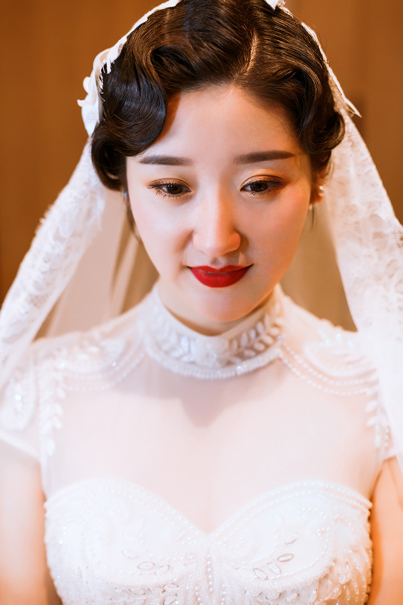 润尚美妆造型,新娘跟妆,时尚新娘造型,婚礼造型,试妆照