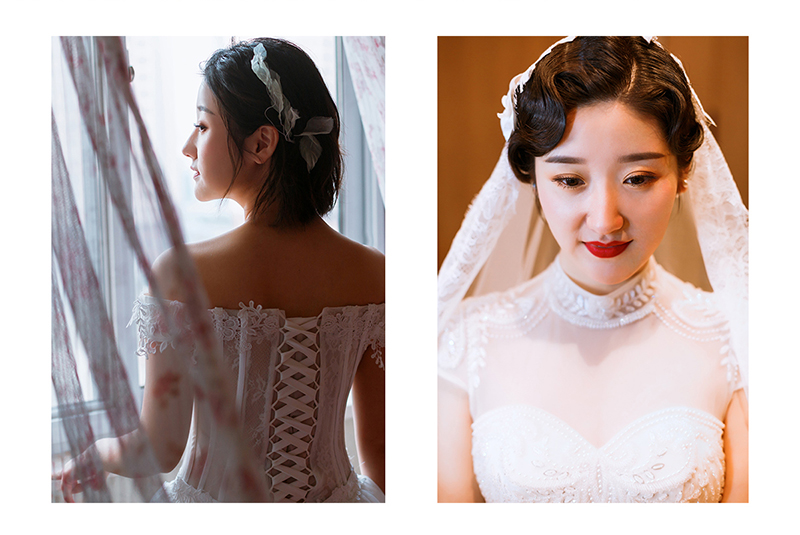润尚美妆造型,新娘跟妆,时尚新娘造型,婚礼造型,试妆照