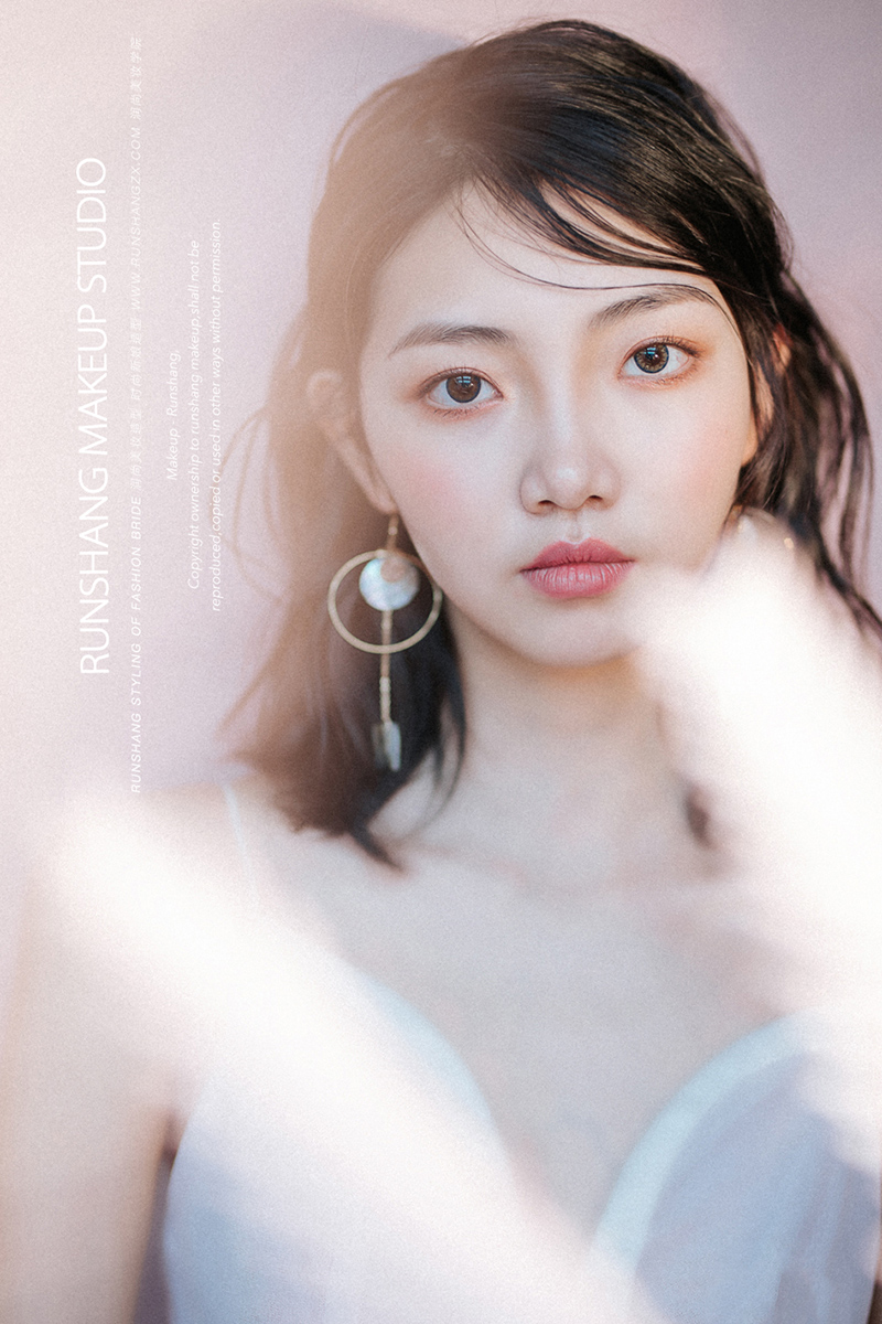 润尚美妆造型,新娘跟妆,时尚新娘造型,婚礼造型,试妆照