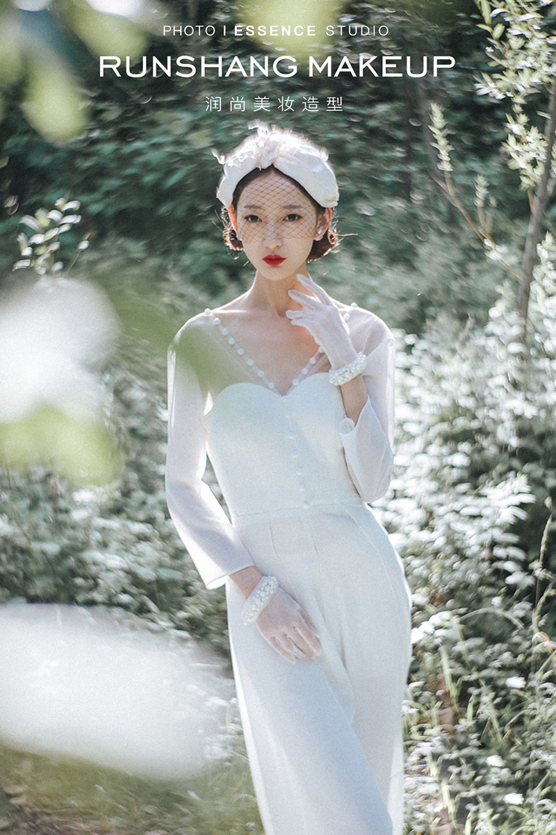 润尚美妆造型,新娘跟妆,时尚新娘造型,婚礼造型,试妆照