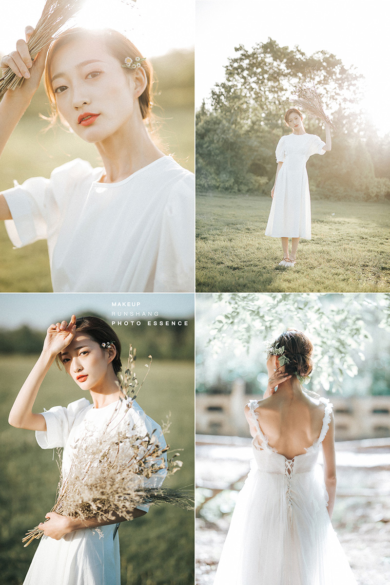 润尚美妆造型,新娘跟妆,时尚新娘造型,婚礼造型,试妆照