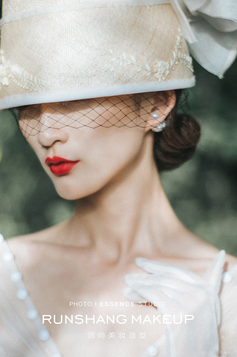 润尚美妆造型,新娘跟妆,时尚新娘造型,婚礼造型,试妆照