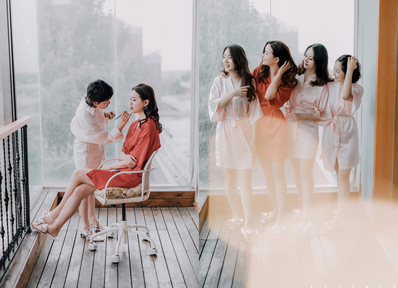 润尚美妆造型,新娘跟妆,时尚新娘造型,婚礼造型,试妆照