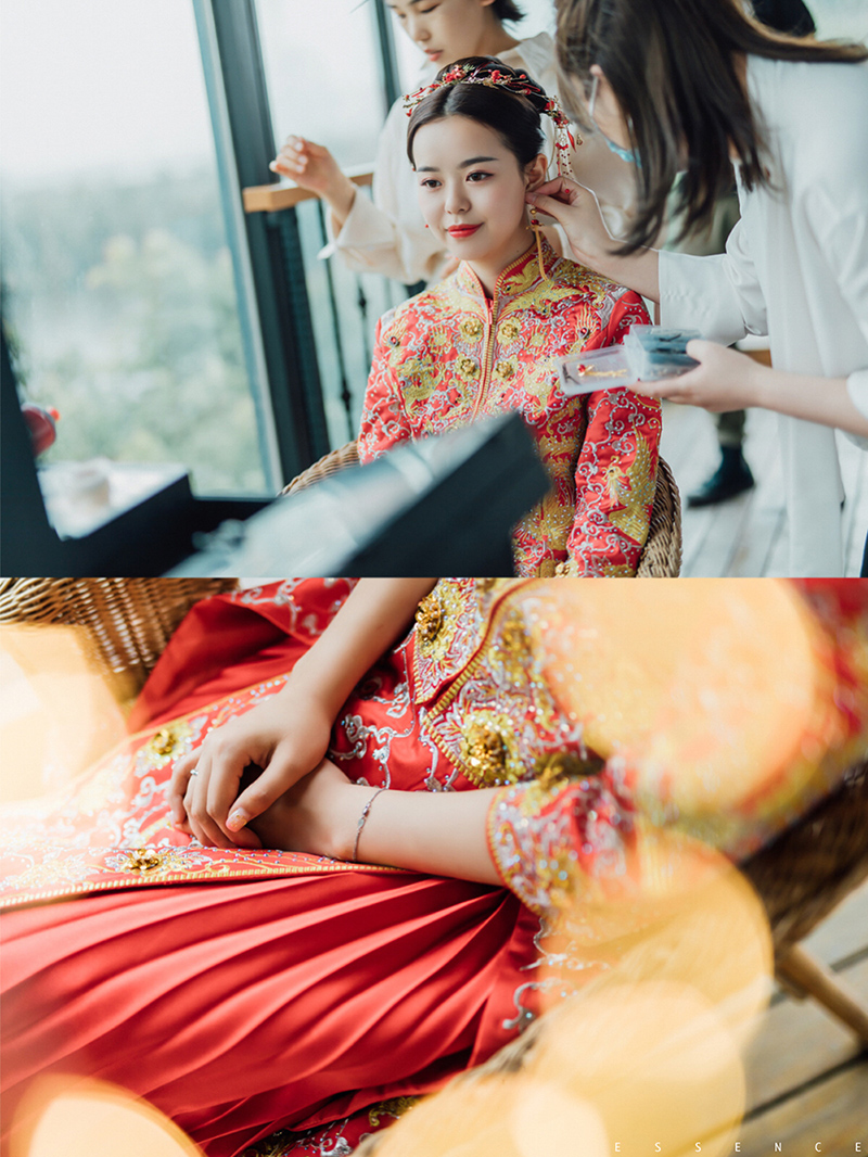 润尚美妆造型,新娘跟妆,时尚新娘造型,婚礼造型,试妆照