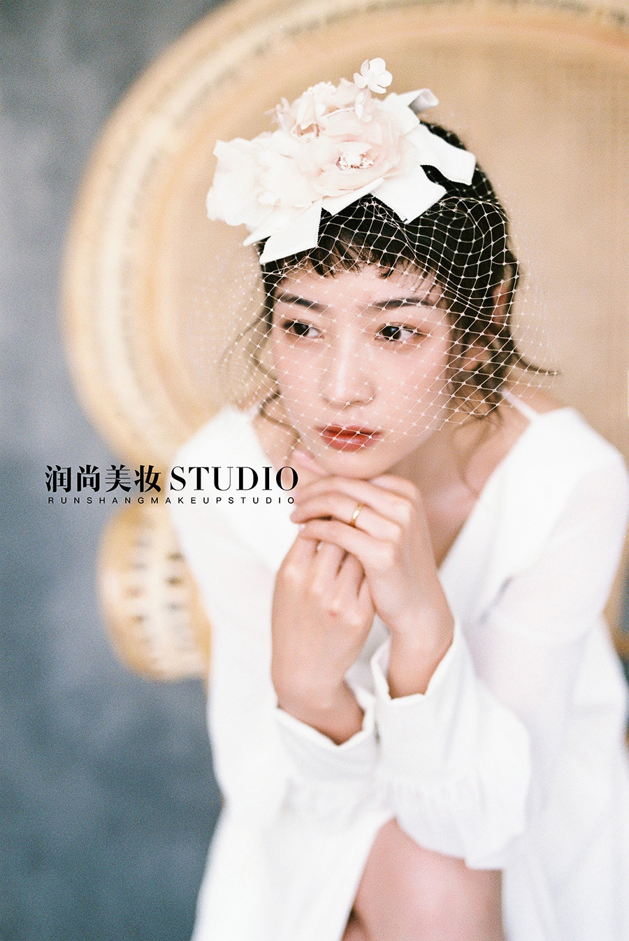 润尚美妆造型,新娘跟妆,时尚新娘造型,婚礼造型,试妆照