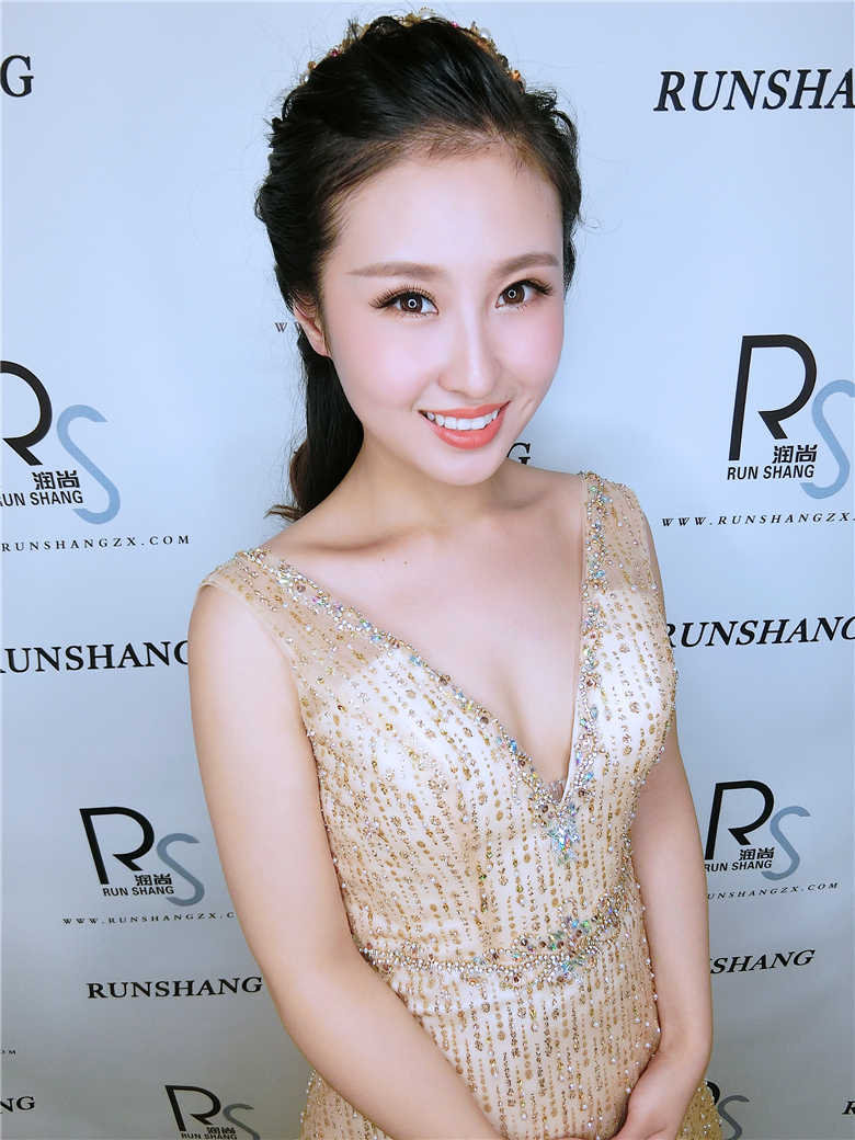 润尚美妆造型,新娘跟妆,时尚新娘造型,婚礼造型,试妆照