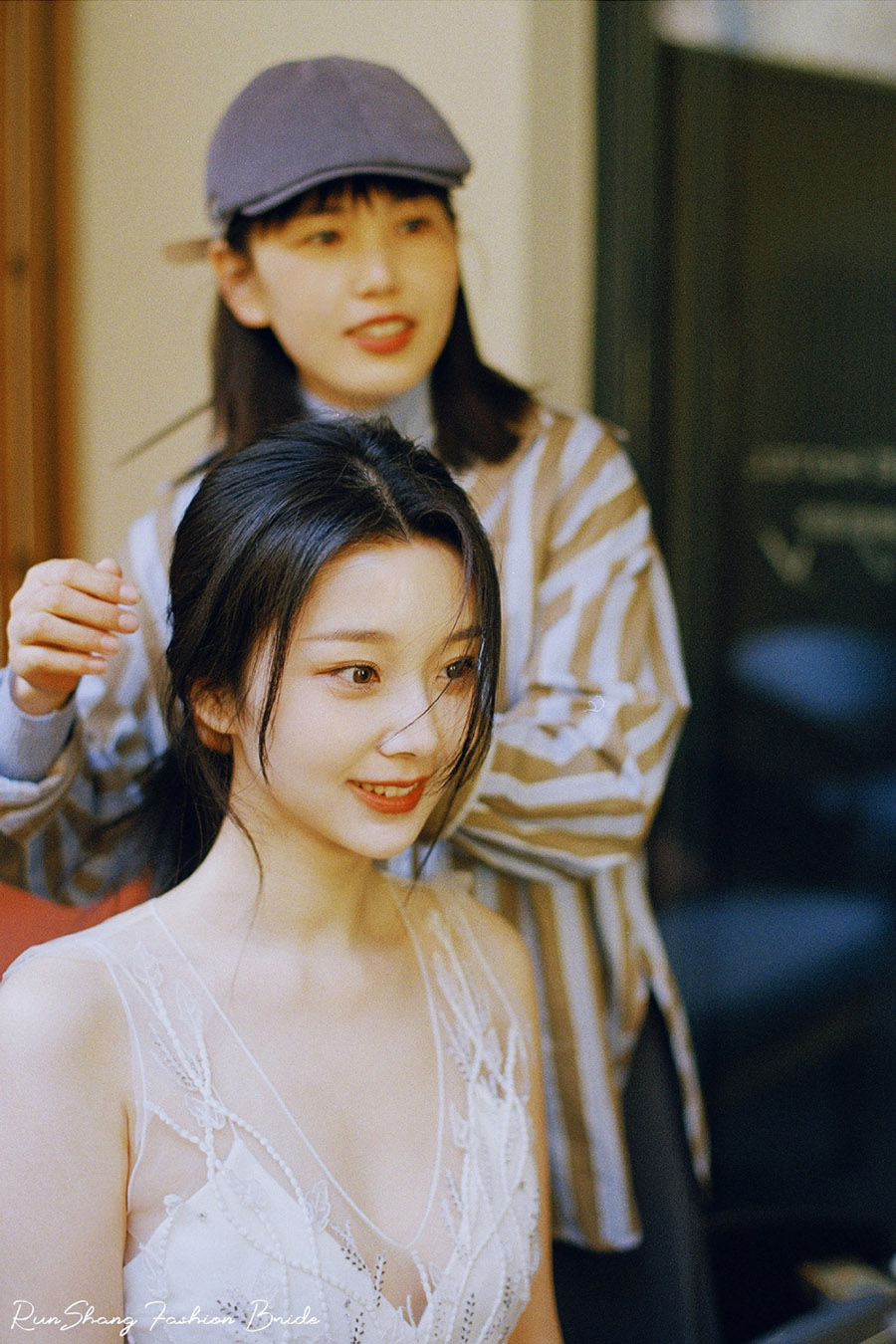 润尚美妆造型,新娘跟妆,时尚新娘造型,婚礼造型,试妆照