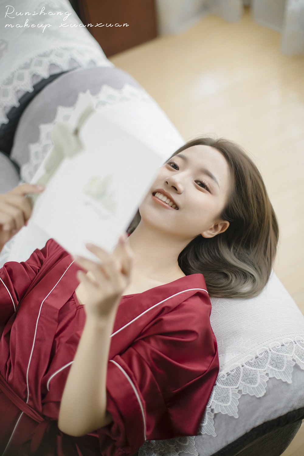 润尚美妆造型,新娘跟妆,时尚新娘造型,婚礼造型,试妆照