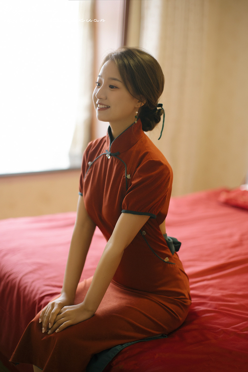 润尚美妆造型,新娘跟妆,时尚新娘造型,婚礼造型,试妆照