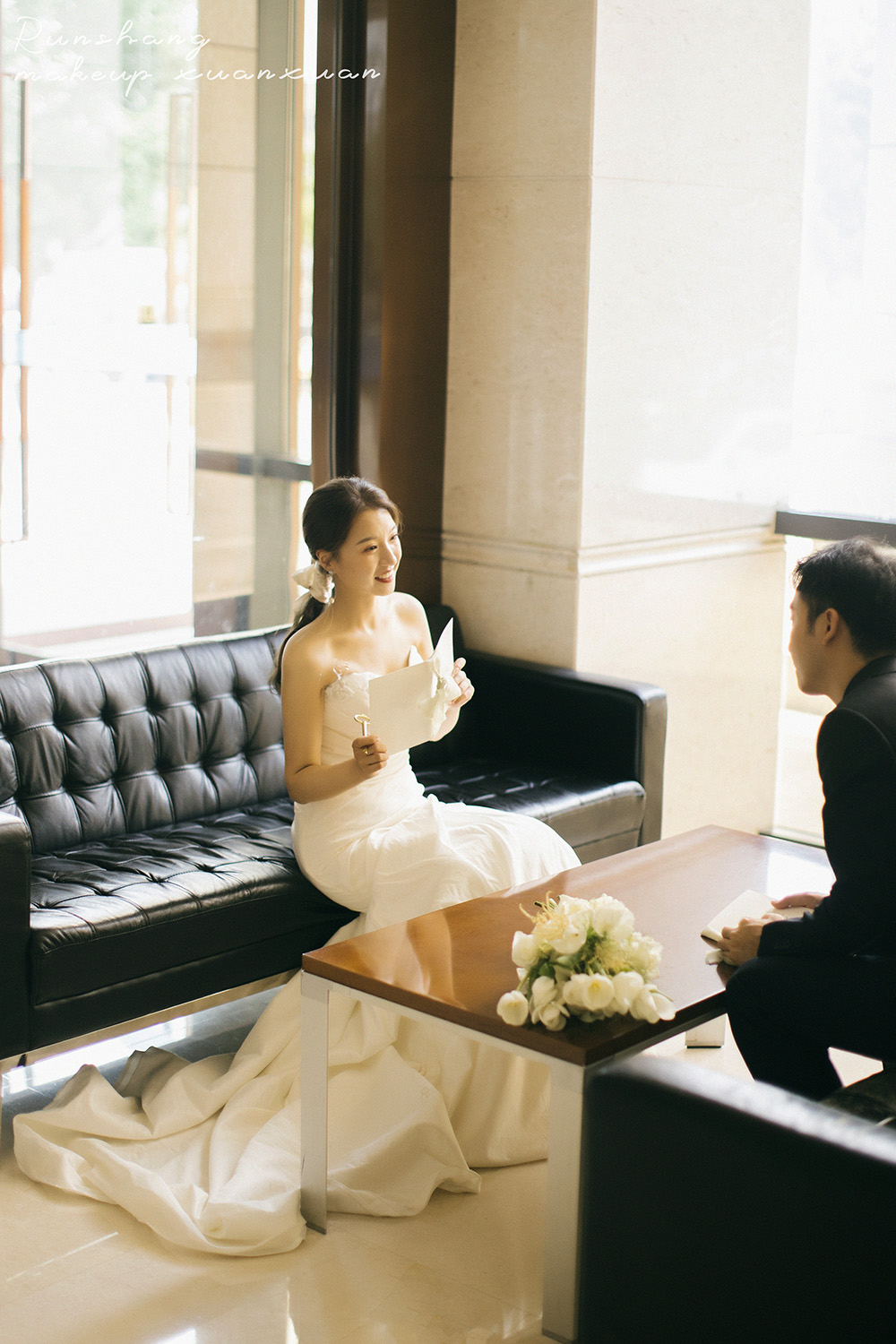 润尚美妆造型,新娘跟妆,时尚新娘造型,婚礼造型,试妆照