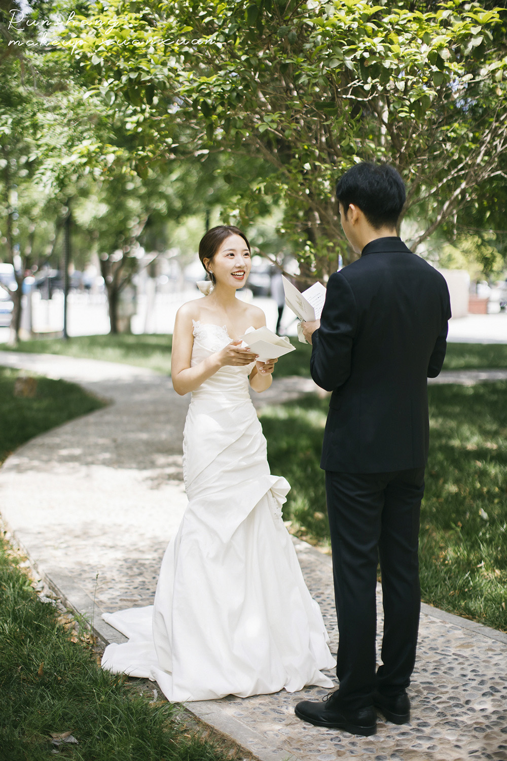 润尚美妆造型,新娘跟妆,时尚新娘造型,婚礼造型,试妆照