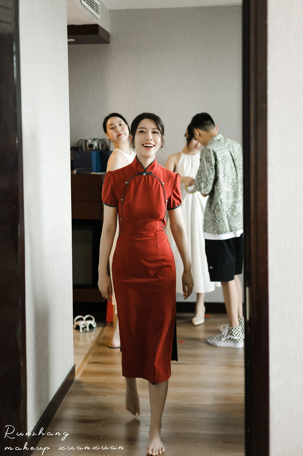 润尚美妆造型,新娘跟妆,时尚新娘造型,婚礼造型,试妆照