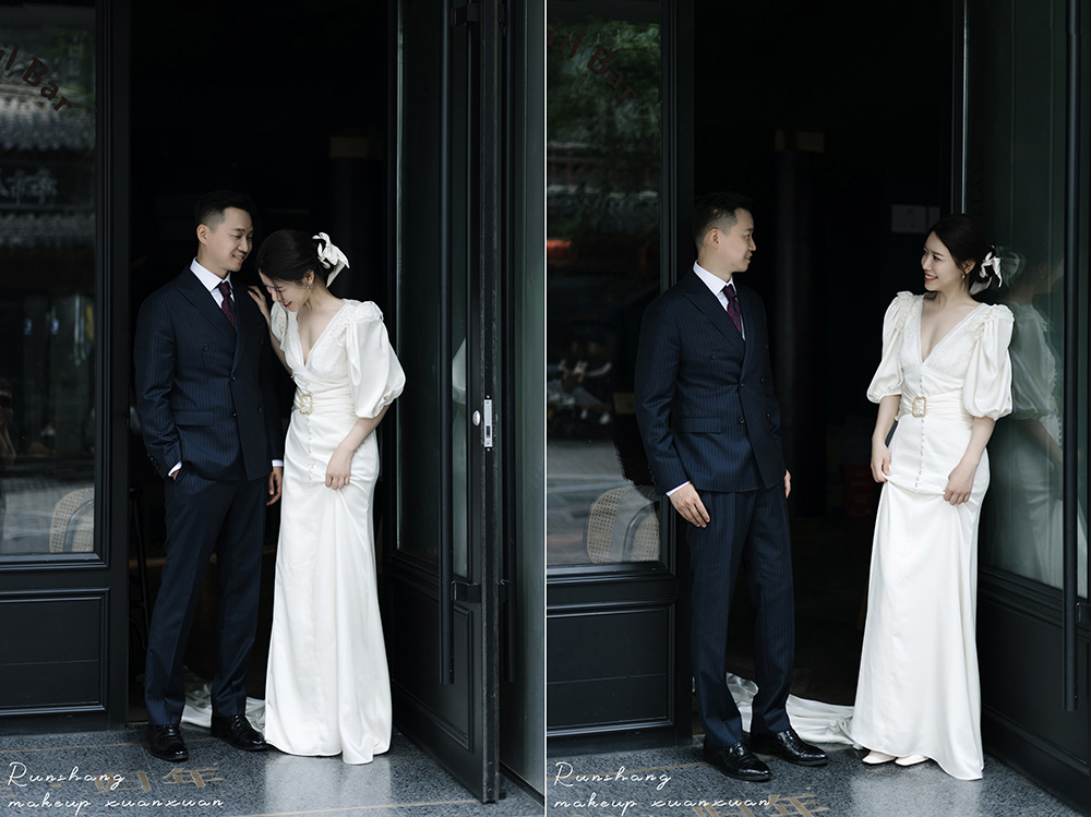 润尚美妆造型,新娘跟妆,时尚新娘造型,婚礼造型,试妆照