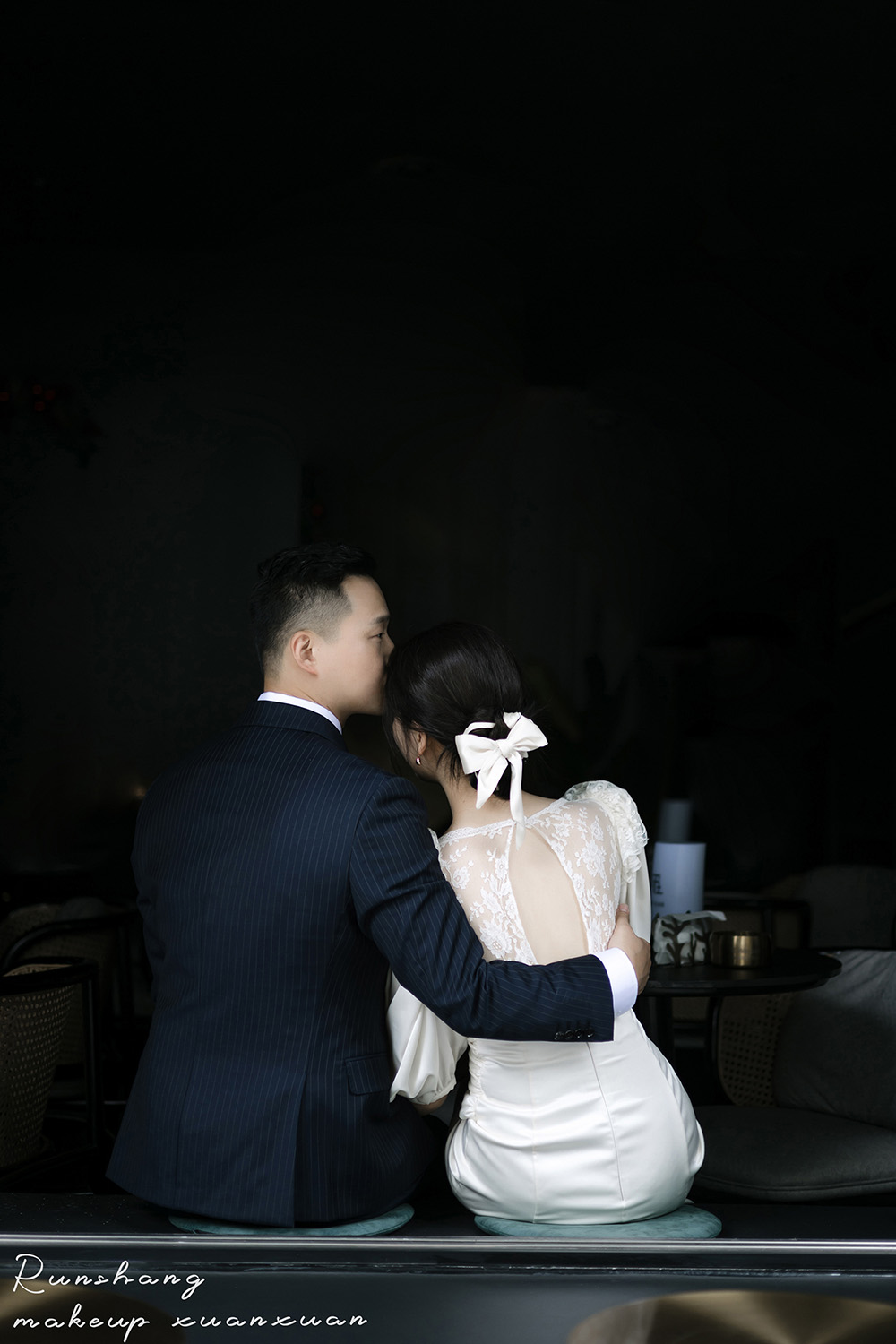 润尚美妆造型,新娘跟妆,时尚新娘造型,婚礼造型,试妆照