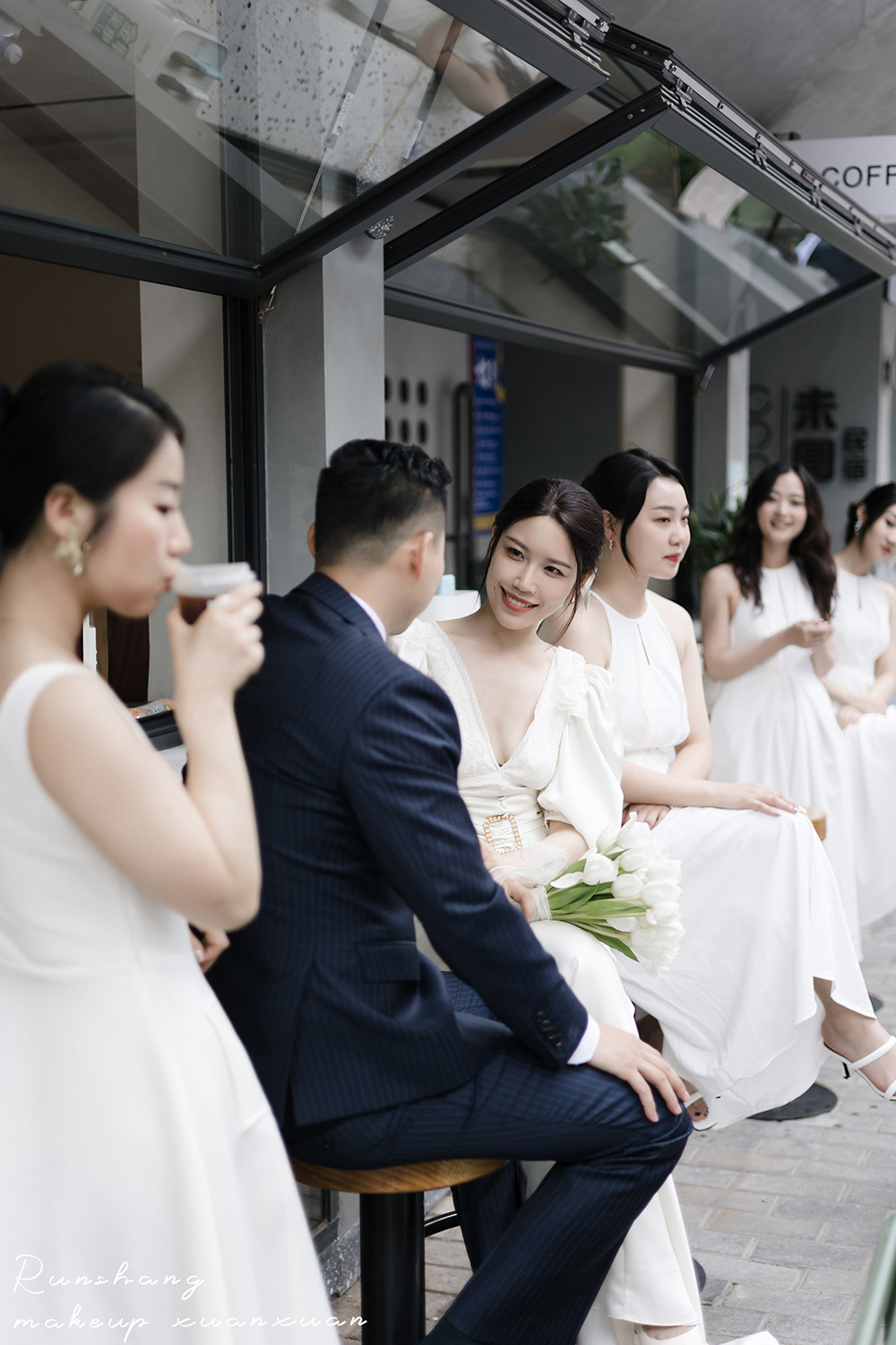 润尚美妆造型,新娘跟妆,时尚新娘造型,婚礼造型,试妆照