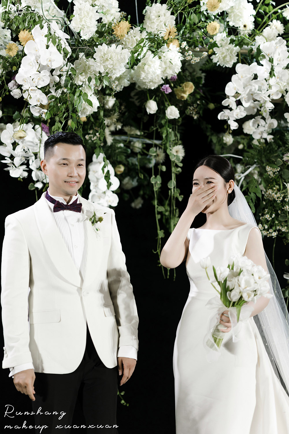 润尚美妆造型,新娘跟妆,时尚新娘造型,婚礼造型,试妆照