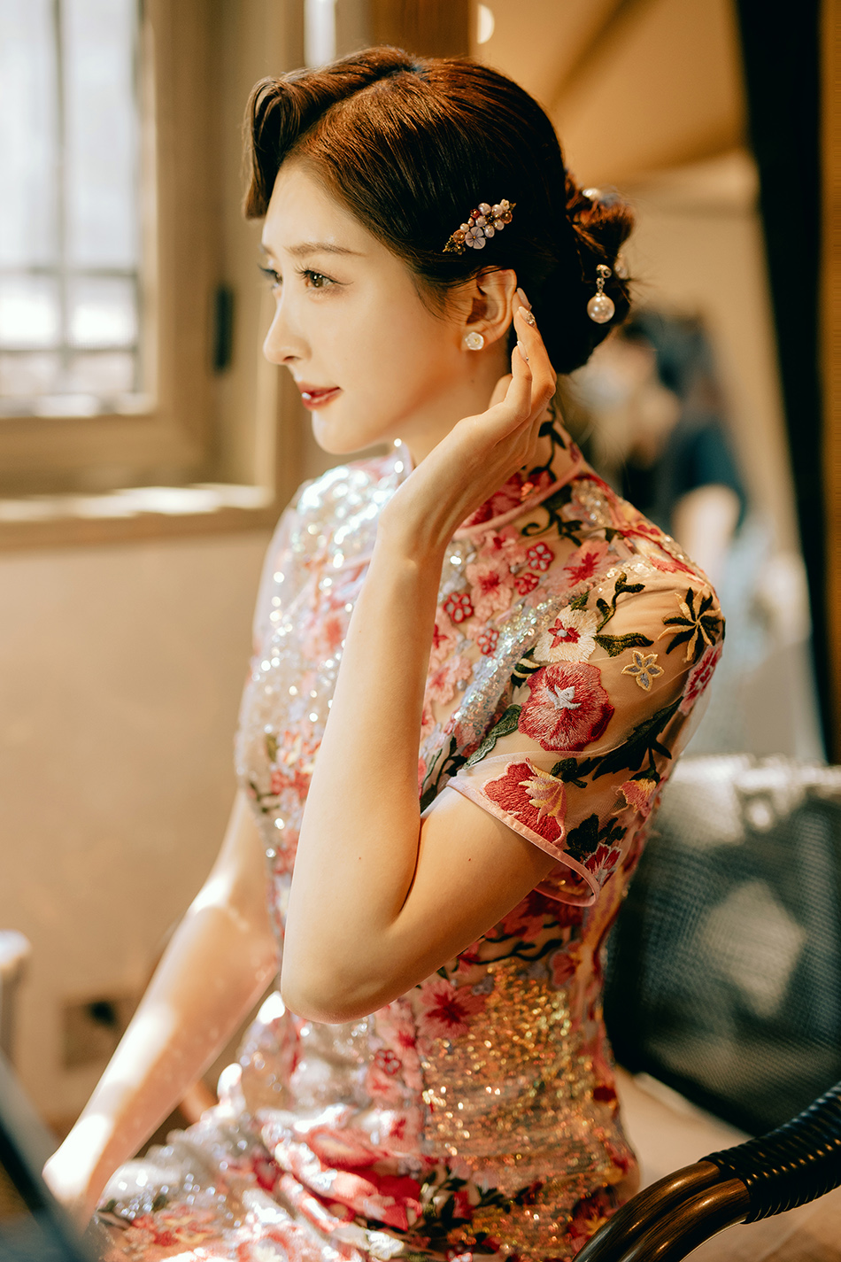 润尚美妆造型,新娘跟妆,时尚新娘造型,婚礼造型,试妆照