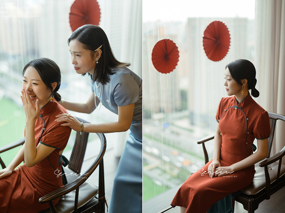 润尚美妆造型,新娘跟妆,时尚新娘造型,婚礼造型