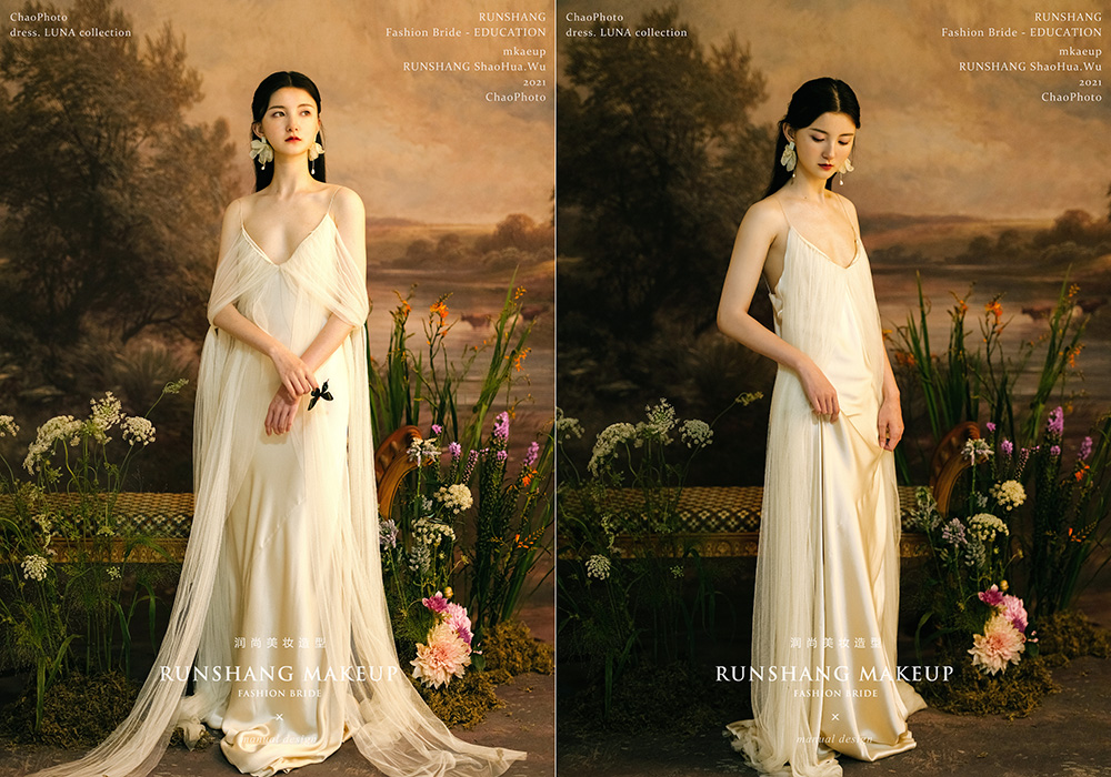 润尚美妆造型,新娘跟妆,时尚新娘造型,婚礼造型