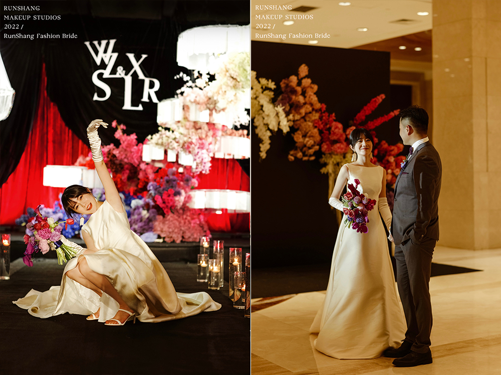 润尚美妆造型,新娘跟妆,时尚新娘造型,婚礼造型